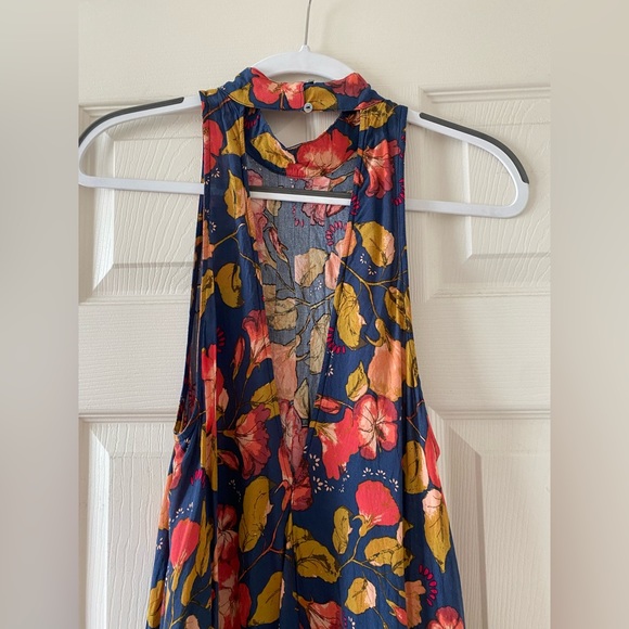 Free People Floral Summer Dress with Open Back - Picture 2 of 5